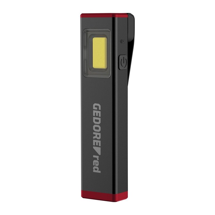 GEDOREred R95700089 LED Handleuchte schwarz 8,9 cm, 600 mAh, 1 St.