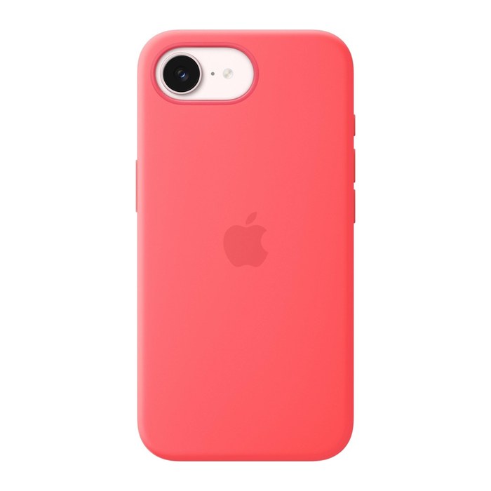 Apple Silikon Case mit MagSafe Handyhülle für Apple iPhone 17e guavepink