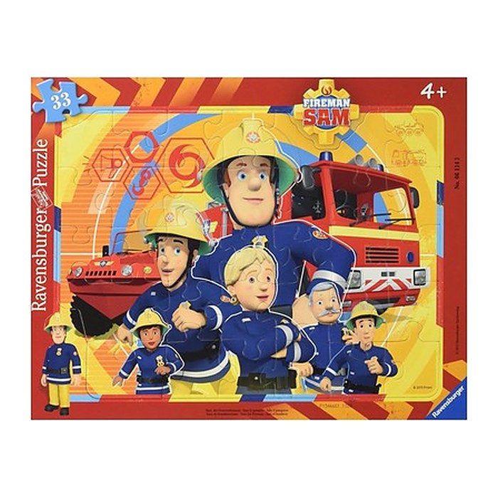 Ravensburger Feuerwehrmann Sam Der Feuerwehrmann Puzzle, 33 Teile