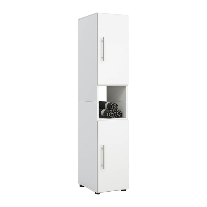 VCM my bath Badschrank Flandu 913686 weiß 31,0 x 30,0 x 160,0 cm