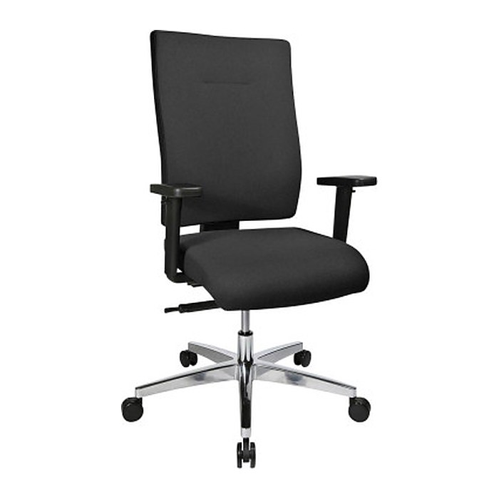 Topstar Bürostuhl Profi Star 15 High, PS49H T20Q Stoff schwarz, Gestell alu