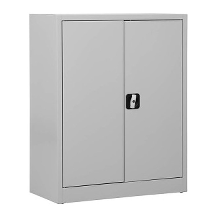 Gürkan Stahlschrank 100011 lichtgrau 2 Fachböden 80,0 x 38,0 x 100,0 cm, aufgebaut, 1 St.