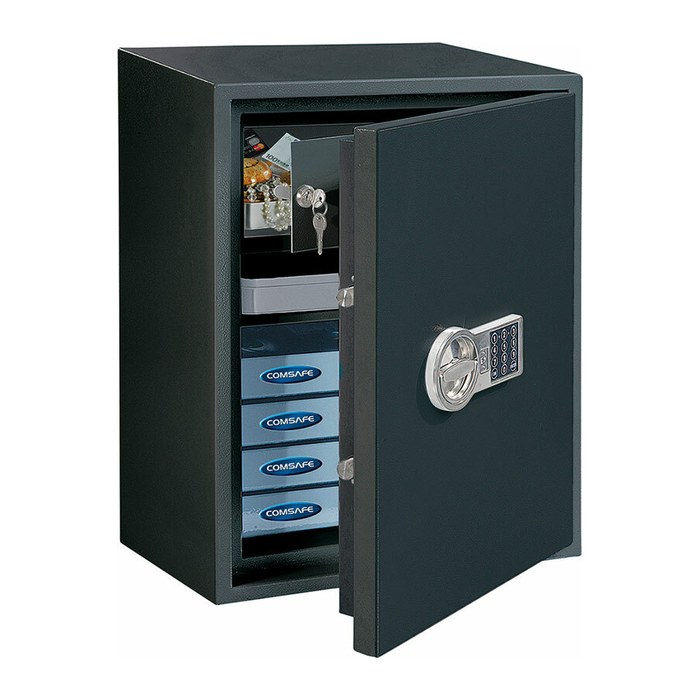 ROTTNER Möbeltresor PowerSafe 600 IT EL Sicherheitsstufe S2 nach EN14450 anthrazit 44,5 x 40,0 x 60,0 cm