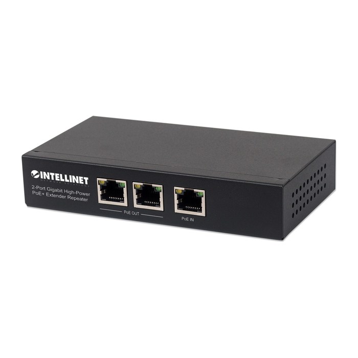 INTELLINET PoE+ Extender 2-Port Gigabit High-Power bis 100m