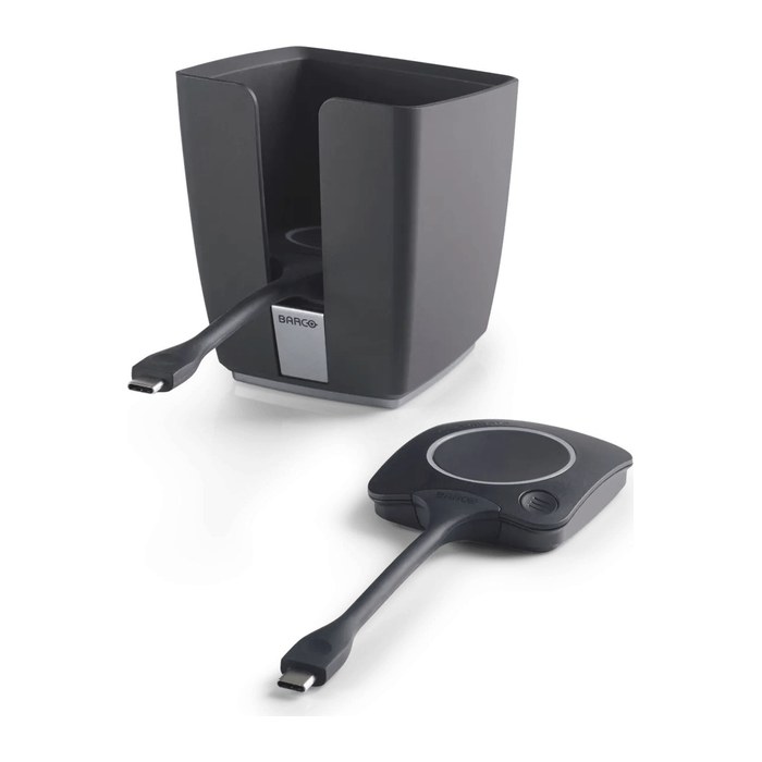 BARCO ClickShare Tray Schalterablage mit 2x ClickShare USB-C Buttons Präsentationssystem