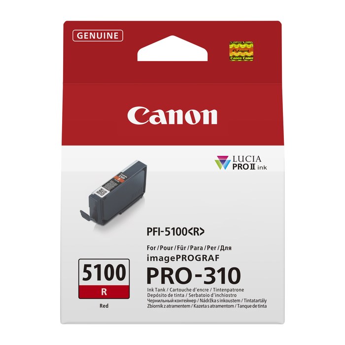 Canon PFI-5100 Rot rot Druckerpatrone