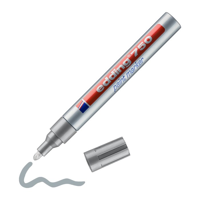 edding 750 Glanz Lackmarker silber 2,0 - 4,0 mm, 1 St.
