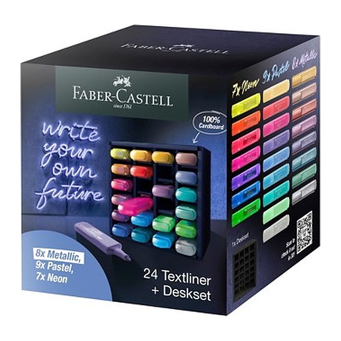 FABER-CASTELL TL 46 Textmarker farbsortiert, 24 St.