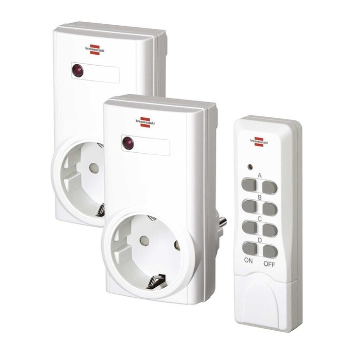 Brennenstuhl Funkschaltset 1000W 1x Sender 2x Empänger