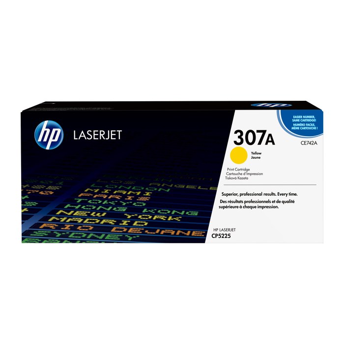 HP 307A (CE742A) gelb Tonerkartusche