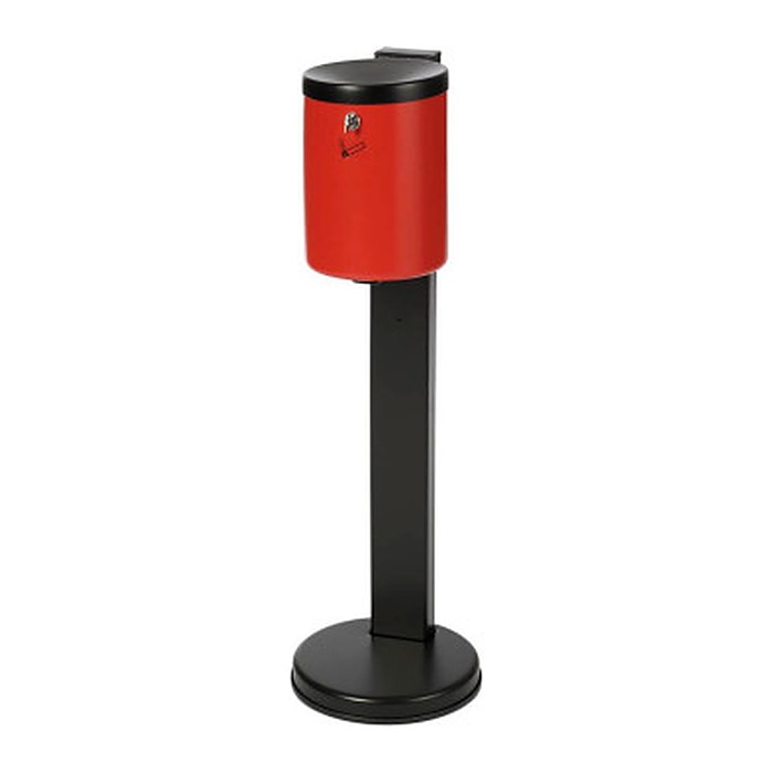 TKG Rondo Maxi Standaschenbecher rot abschließbar, 1 St.