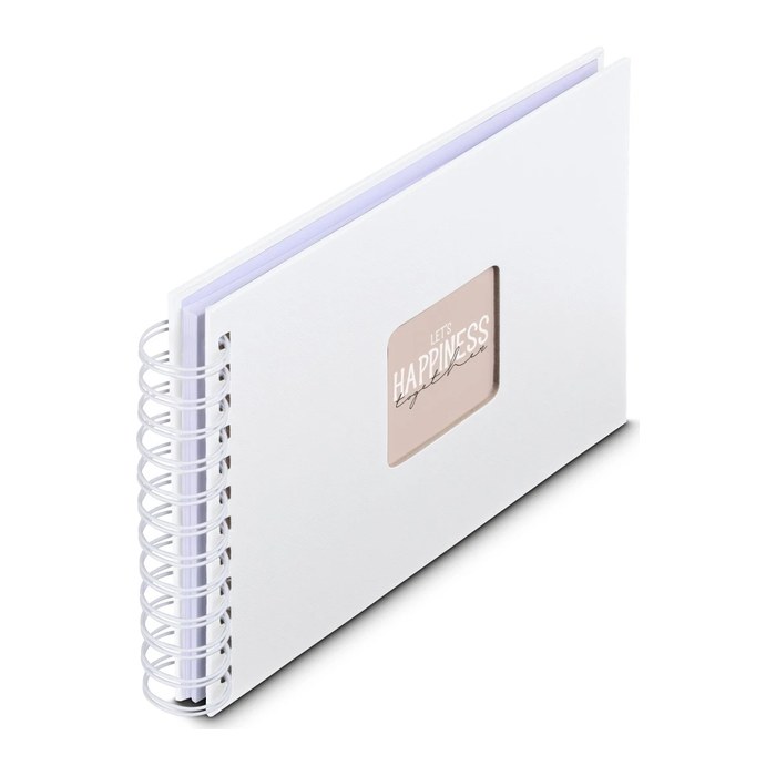 hama Fotoalbum Fine Art neutral 24,0 x 17,0 cm, 50 weiße Seiten