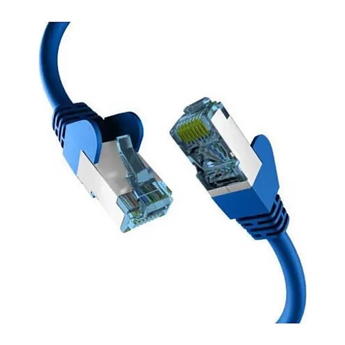 EFB RJ45 Patchkabel mit Cat7 Rohkabel 2.00m blau