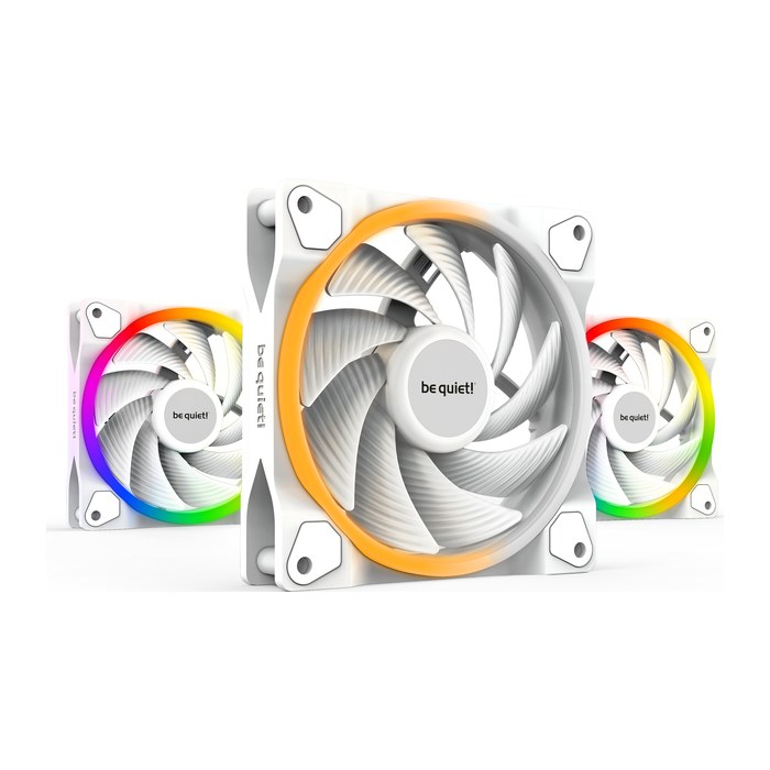 be quiet! Lüfter Light Wings PWM HS 120mm White 3-Pack