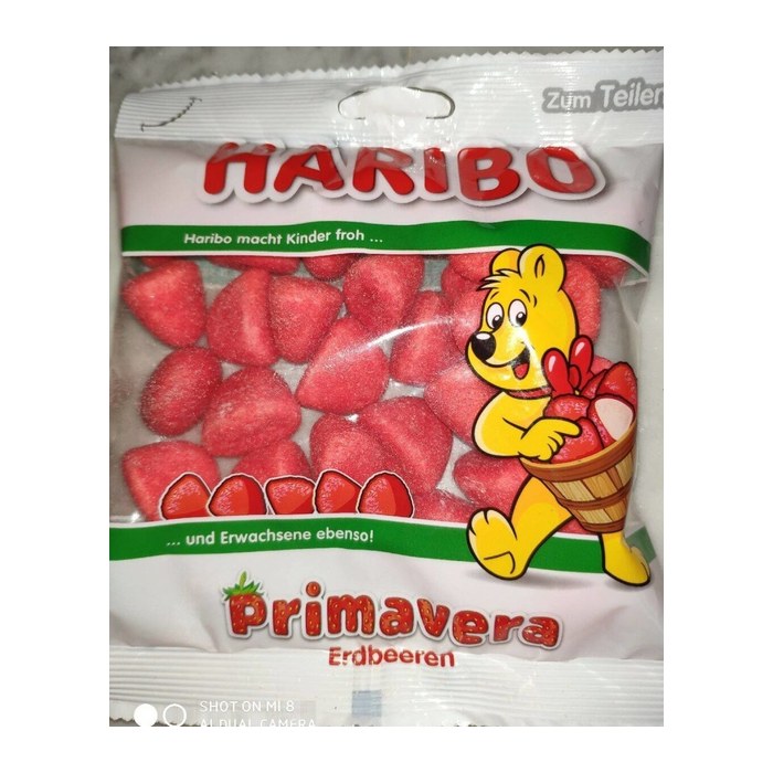 HARIBO Primavera Erdbeeren  100,0 g, 1 Pack