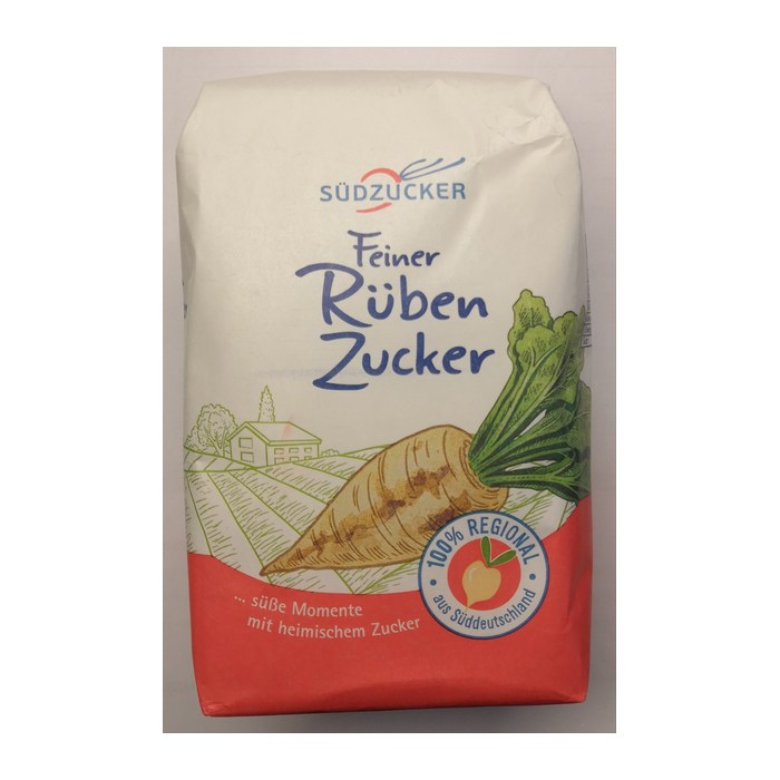 SÜDZUCKER Feiner Rüben Zucker, 1,0 kg