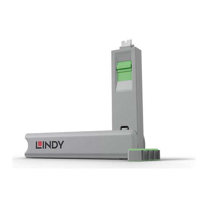 LINDY USB Typ C Port Schloss grün