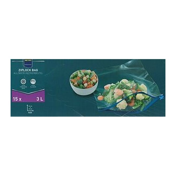 METRO PROFESSIONAL Gefrierbeutel 3,0 l, 15 St.