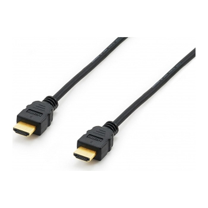 Equip HDMI HS Ethernet 2.0 18Gbps 4K/60Hz 3.00m schwarz Polybeutel