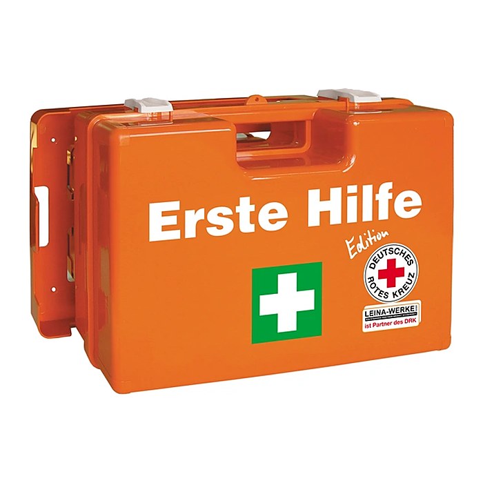 LEINA-WERKE Erste-Hilfe-Koffer SAN DRK-Edition DIN 13157 orange