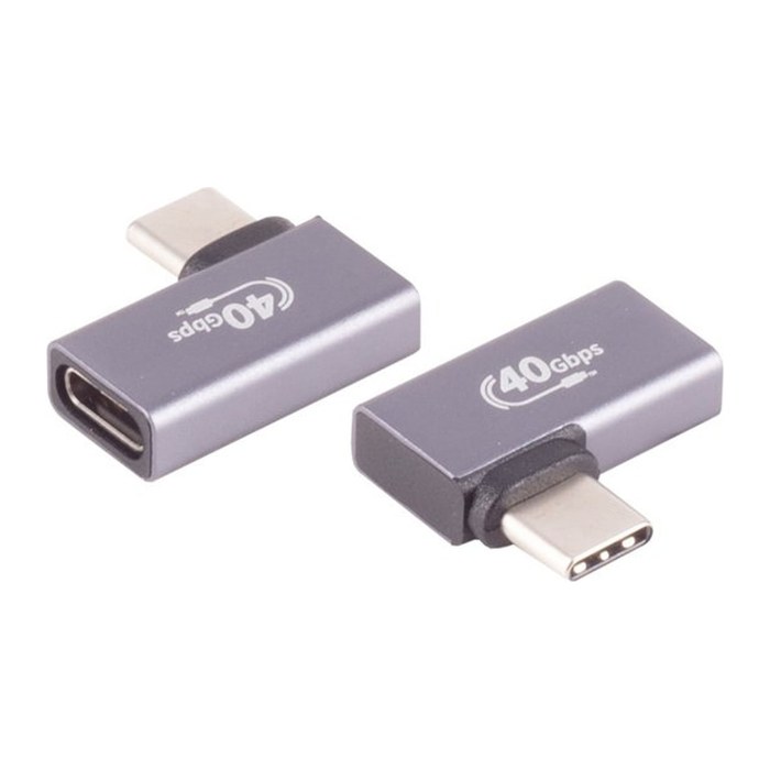 Shiverpeaks USB-C Adapter 4.0 90° Winkel links/rechts Pro