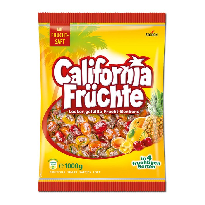 STORCK California Früchte Bonbons 213 St./1,0 kg, 1 Pack