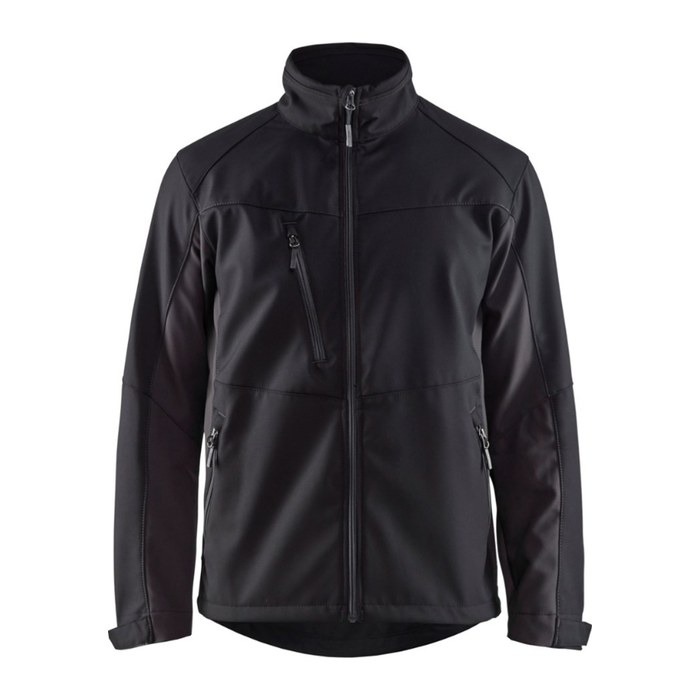 BLAKLÄDER® unisex Softshelljacke 4950 schwarz, dunkelgrau Größe 2XL