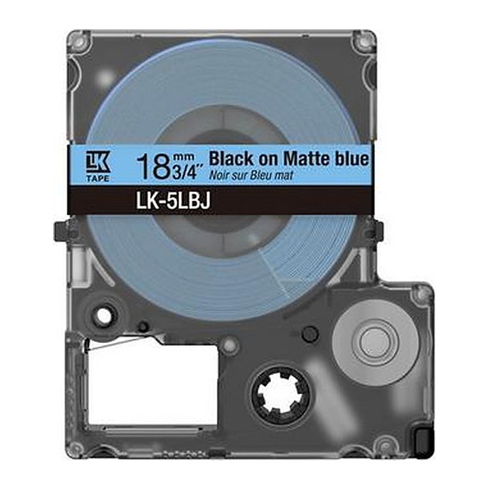 EPSON Schriftband LK LK-4LBJ C53S672080, 12 mm, schwarz auf blau, 1 St.