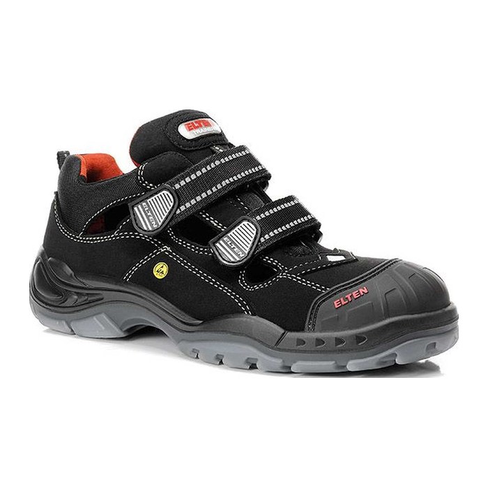 ELTEN® Herren S1P Sicherheitssandalen "SCOTT PRO ESD" schwarz Größe 40, 1 Paar