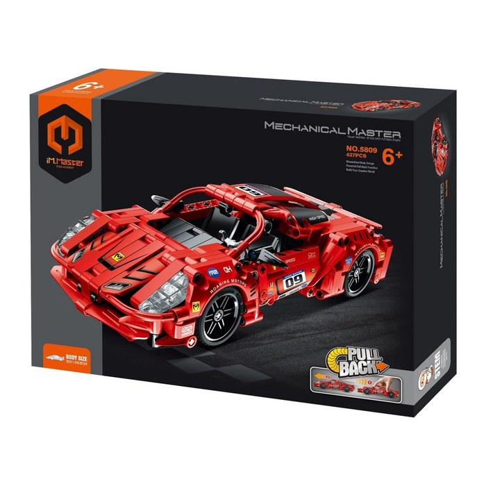 IM MASTER Pull Back - Super Car - 437 Pieces