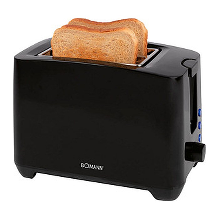 BOMANN TA 6065 CB Toaster schwarz