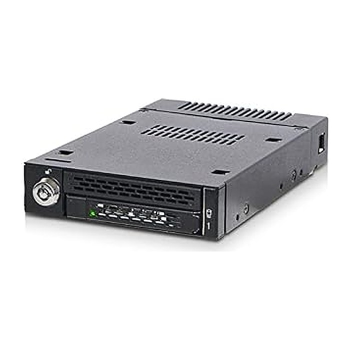 IcyDock 1xM.2 NVMe to 1x3.5" bay mobile rack keylock miniSAS