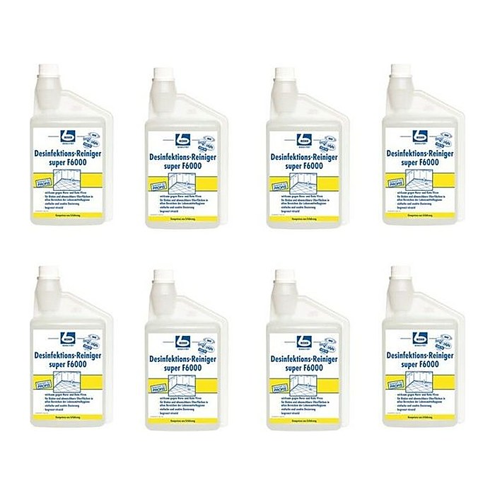 DR.BECHER super F6000 Desinfektionsreiniger 1 l