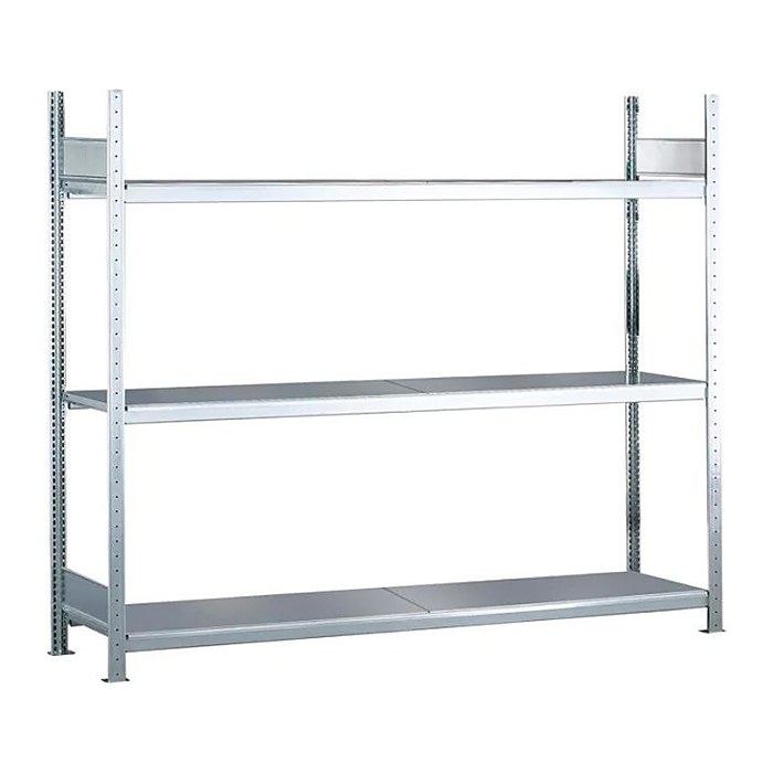 SCHULTE Schwerlast-Weitspannregal WS 2000 15506 silber 150,0 x 80,0 x 200,0 cm