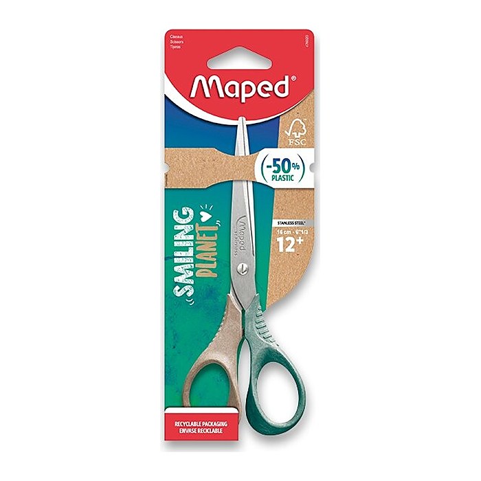 maped Schere Smiling Planet Shape bunt 16,0 cm