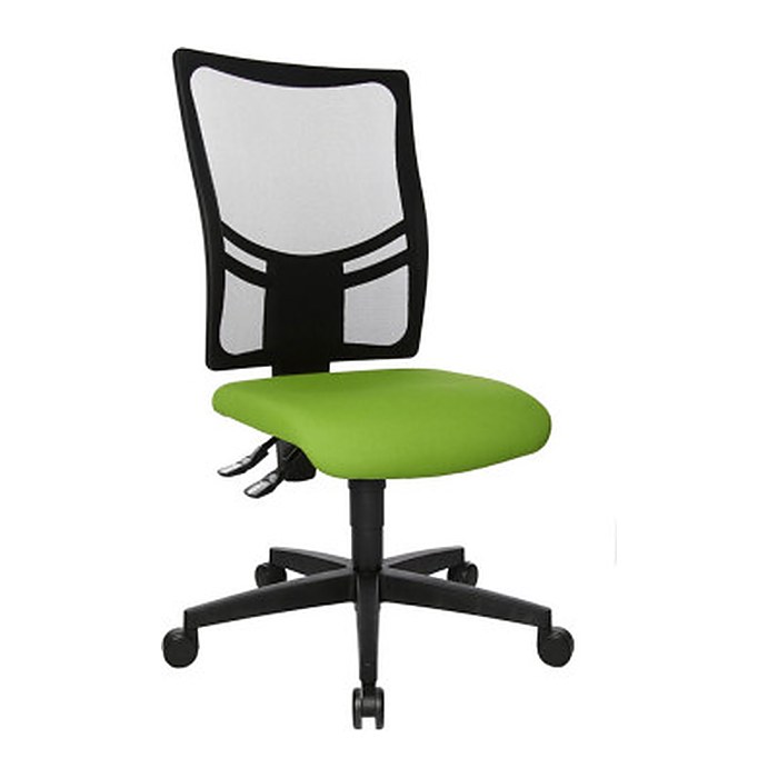 Topstar Bürostuhl Net Point 10, NX200 G05 Stoff grün, Gestell schwarz
