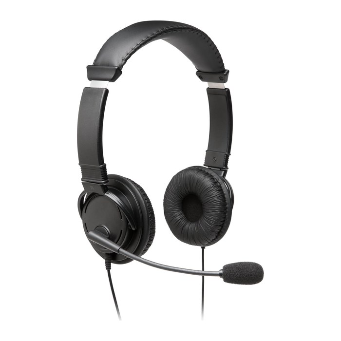 Kensington Headset Hi-Fi mit Mikrofon, USB-A 1.80m Kabel,sw