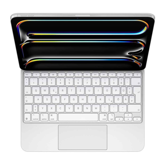 Apple Magic Keyboard Tablet-Tastatur weiß geeignet für Apple iPad Pro 11“ (M4)