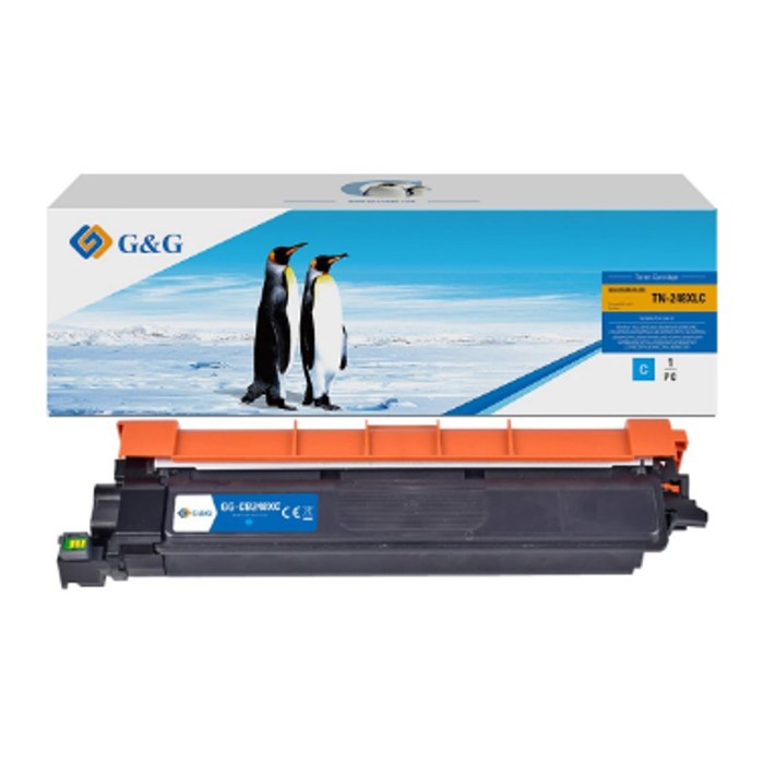 G&G Toner kompatibel mit Brother TN248XL C Cyan