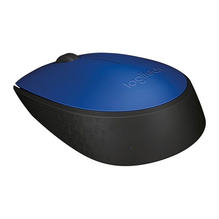 Logitech M171 Maus kabellos schwarz, blau