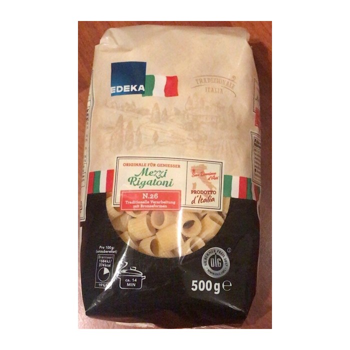 EDEKA Rigatoni 500,0 g, 1 St.