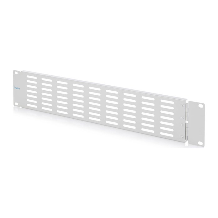 DIGITUS Blindabdeckung 2HE 482,6mm (19")-Schränke, grau