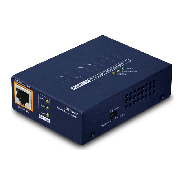PLANET Multi-Gigabit 802.3bt PoE++ Injector (95 Watts)