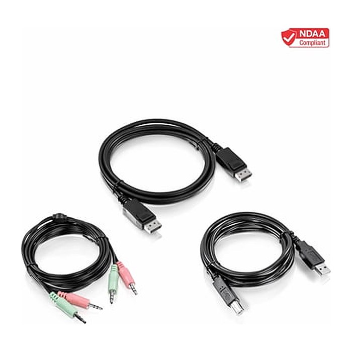 TRENDnet KVM Kabelset DisplayPort/USB/Audio 1.8m