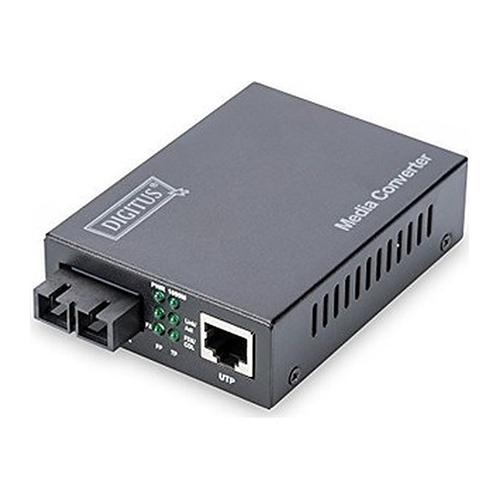 DIGITUS DN-82121-1  RJ45/SC Duplex Media Converter, 1 St.