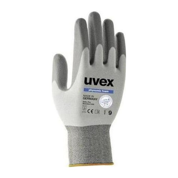uvex unisex Arbeitshandschuhe phynomic FOAM weiß Größe 11, 1 Paar