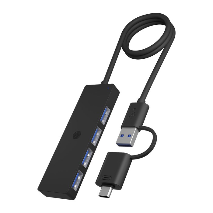 ICY BOX USB 3.2 Hub 4 Port USB-C USB-A IB-HUB1424-C3