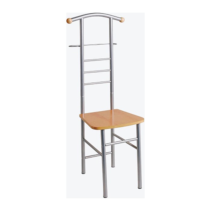 HAKU Möbel Herrendiener 80788 grau Metall 46,0 x 119,0 cm, 1 St.