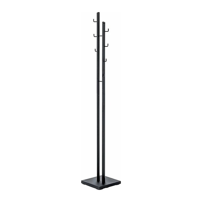 HAKU Möbel Kleiderständer 21553 schwarz Metall 8 Haken 29,0 x 176,0 cm, 1 St.