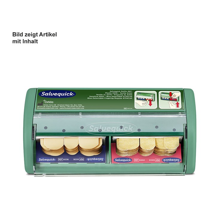 Salvequick® Pflasterspender 1009075 grün Kunststoff, 1 St.